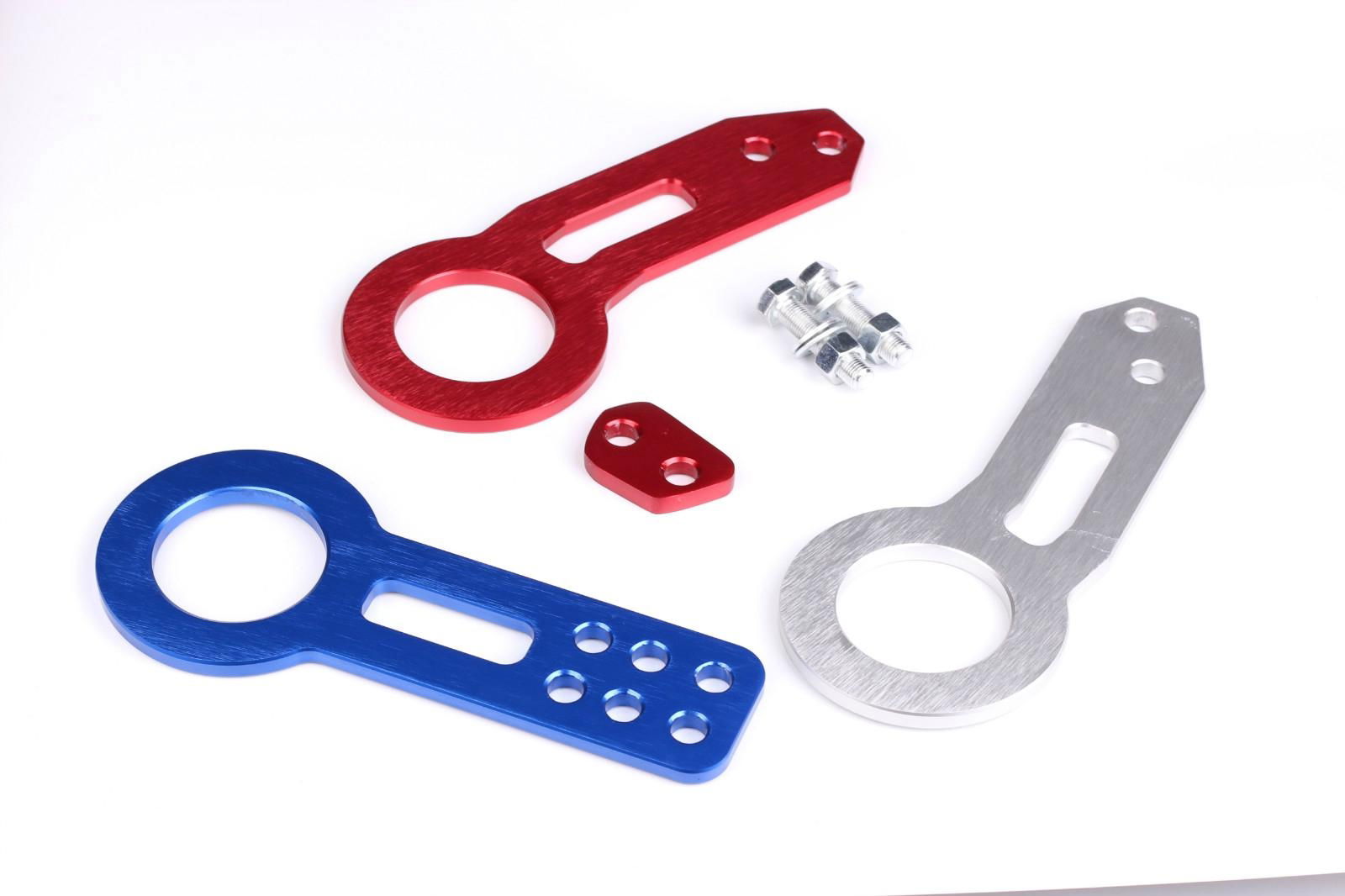 Universal Anodized Billet Aluminum Front or Rear Tow Hook