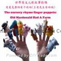 Finger plush puppets story telling animal figure hand puppet cartoon animal toy 2