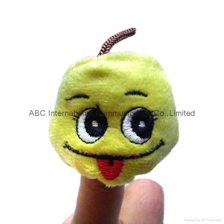 Fruit finger puppet plush toy  vegetable plush puppet finger plush  3