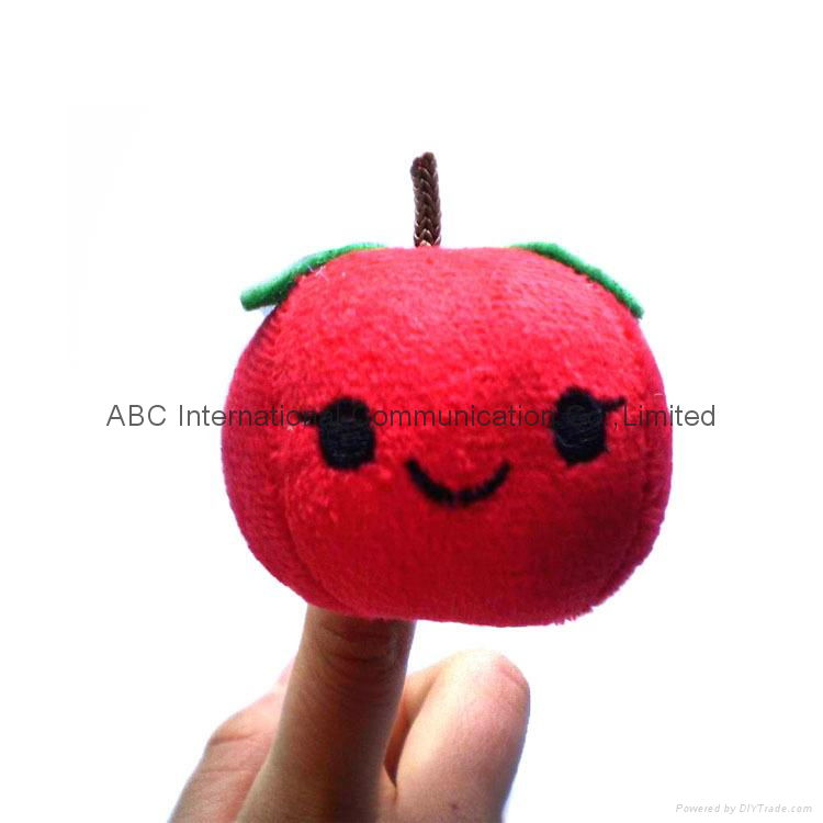 Fruit finger puppet plush toy  vegetable plush puppet finger plush  5