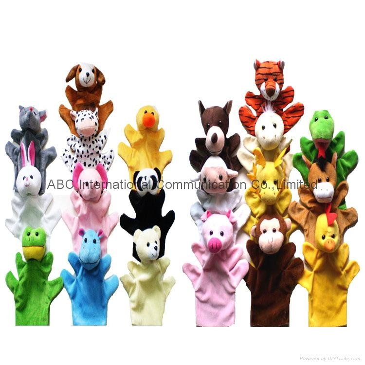 Finger plush puppet 20 styles animal finger puppet  big size finger puppet  4