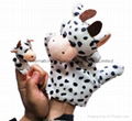 parent-kid hand puppet finger puppet cow big puppet with small cow puppet  2