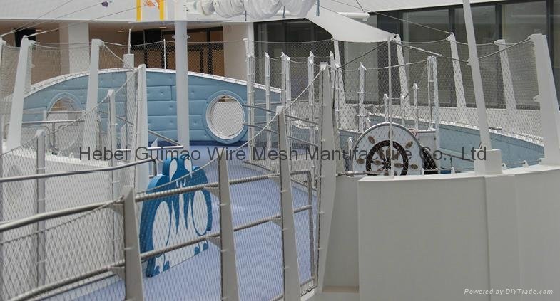 Stainless steel wire mesh for children’s playground 4