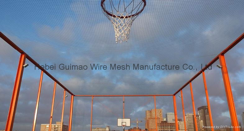 Protect rope mesh for outside basketball court 3