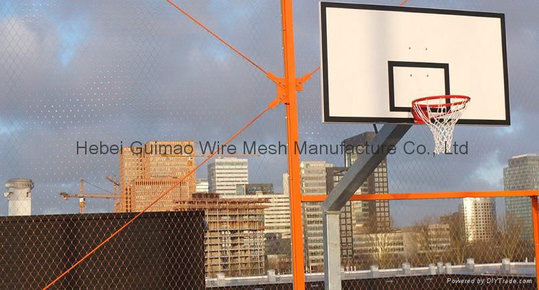 Protect rope mesh for outside basketball court 4