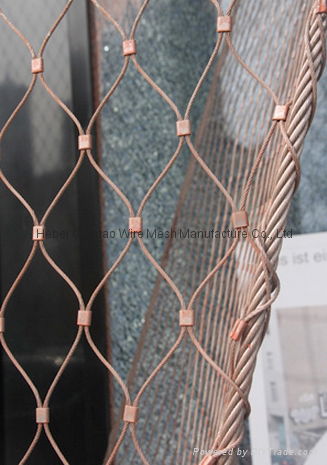 Cable rope mesh for protection