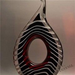 O Shape Art Glass Award