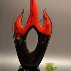 Red Flame Art Glass Award