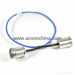 RG402 cable assembly DIN female to DIN female