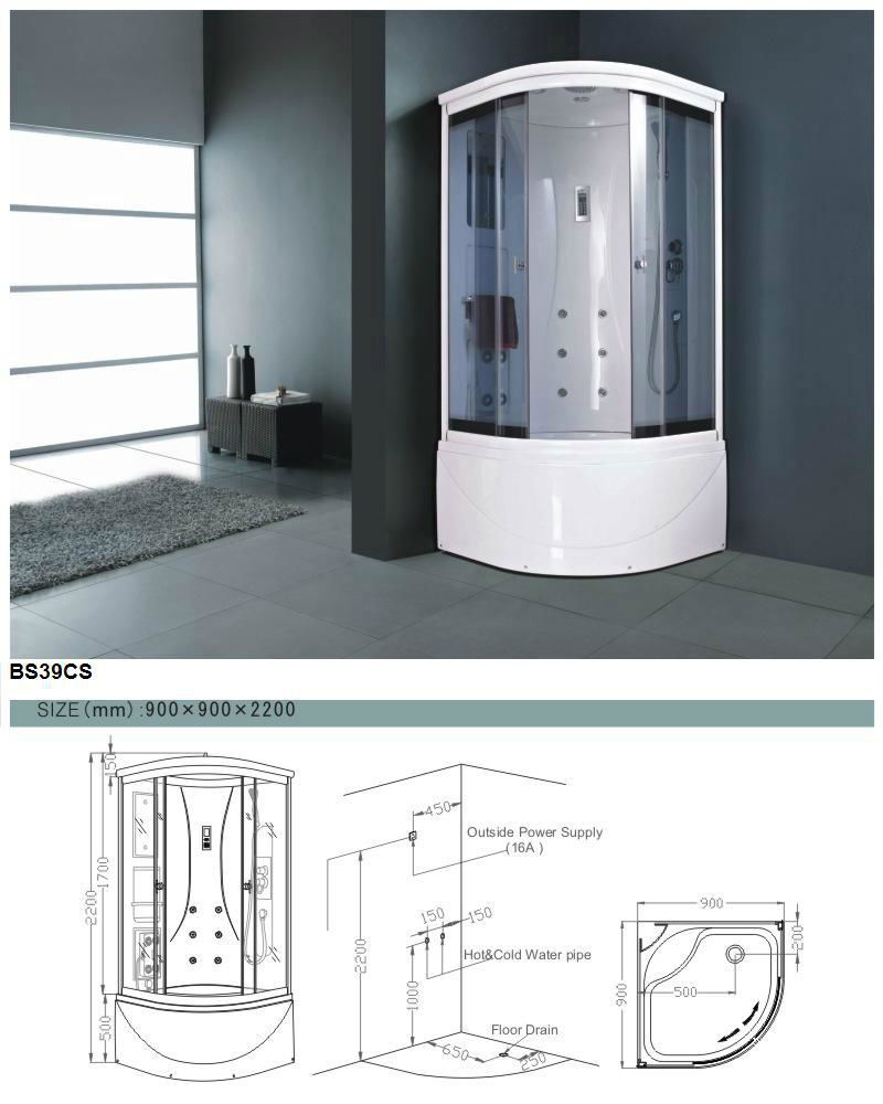 Hot sale Massage Shower Room Barana Glass Shower factory 2