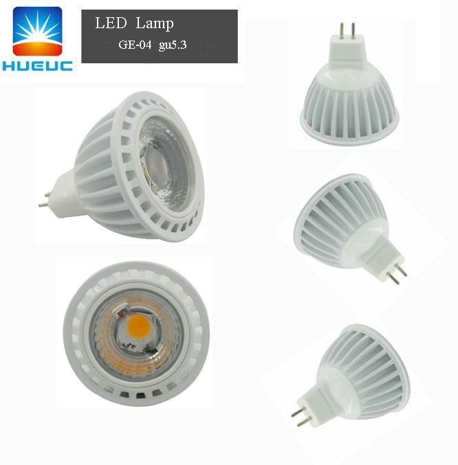 4w 6w E27 GU10 GU5.3  LED Lamp Spotlight  Triac dimmable 4