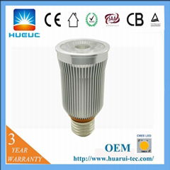 E27 GU10 8W AC100-240V Triac dimmable LED Spotlight 