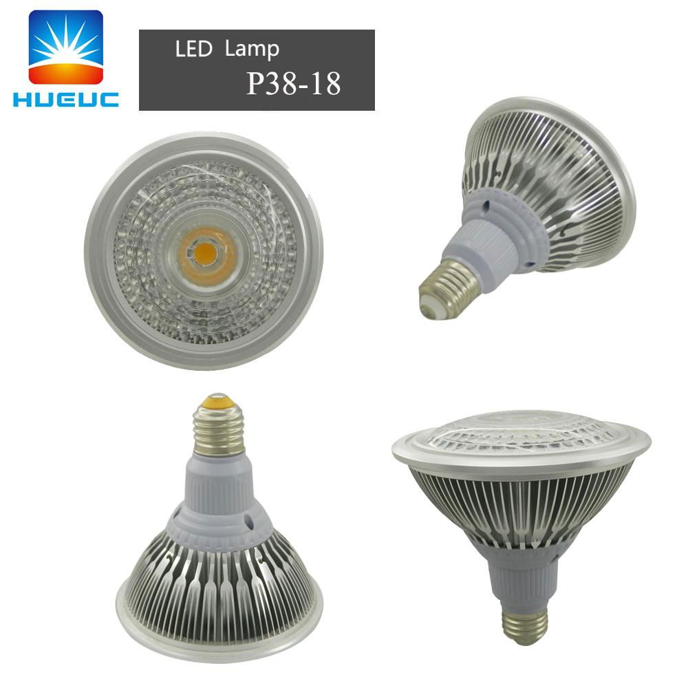 AC100-240V 18W P38-18 LED Spotlight  Triac dimmable  Factory direct 2