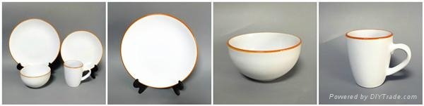Colored glaze ceramic tableware collection 4