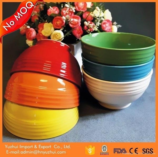 Alibaba family daily use different sizes of ceramic bowl of wholesale