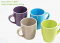 China wholesale hotsale color glazed pottery porcelain cup 2