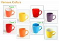 China wholesale hotsale color glazed pottery porcelain cup 3