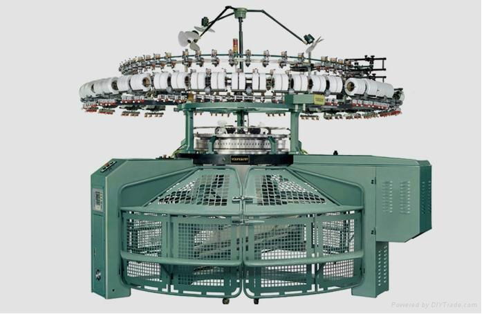 Open width single jersey circular knitting machine