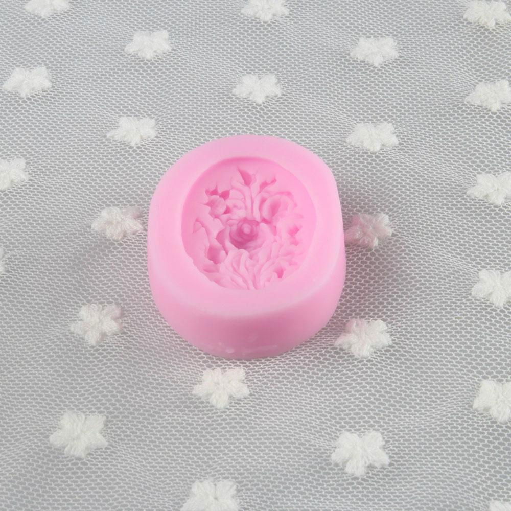 S075 romantic flower 3d silicone molds cake decorating tools chocolate mould 3