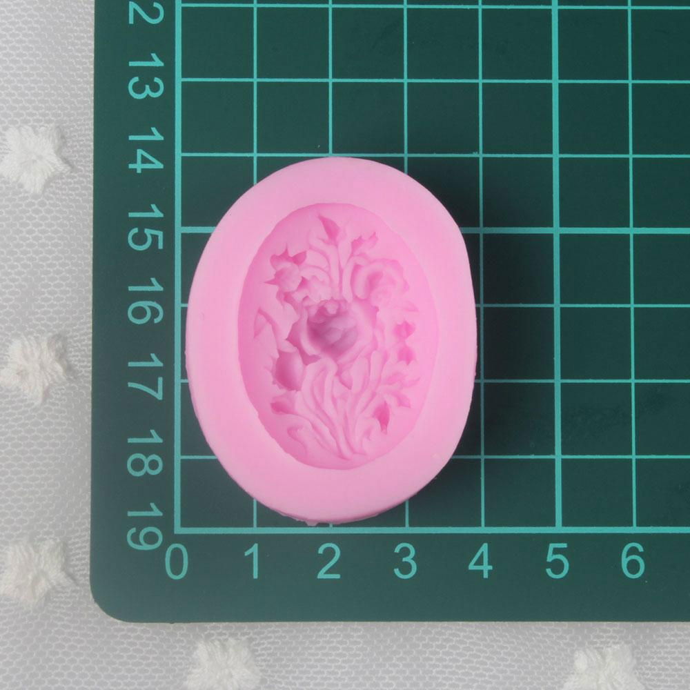 S075 romantic flower 3d silicone molds cake decorating tools chocolate mould 4