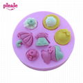 F939 hat and umbrella food-grade cake decorating tools silicone cake mold 1