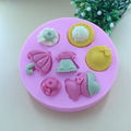 F939 hat and umbrella food-grade cake decorating tools silicone cake mold 4