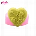 Z521 Cheap Handmade Cupid Shaped Silicone Moulds for Soap 2