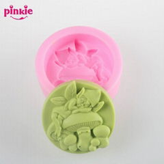 Z257 Mushroom Shaped Silicone Moulds for Soap and Cake