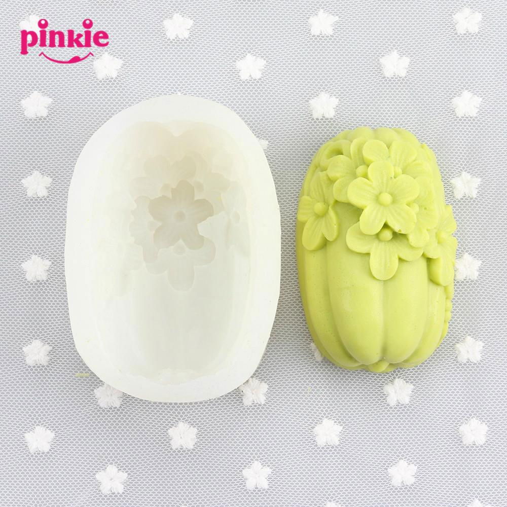 Z299 China Different Flowers Shapes Silicone Mold For Soap 5
