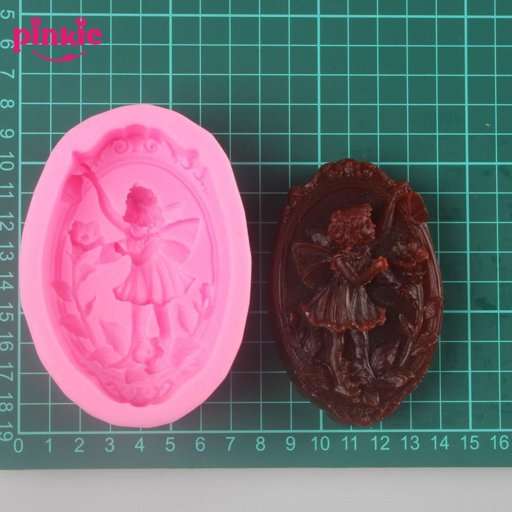 Z254 3D Angel Decoration Silicone Soap Molds Wholesale 4