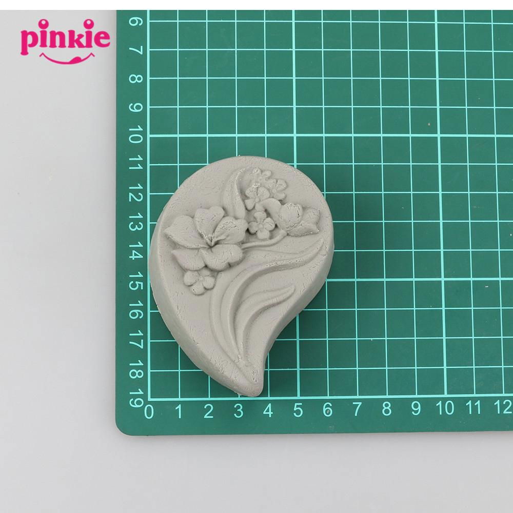 Z509 Different Flowers Shapes Silicone Mold For Soap Making 4