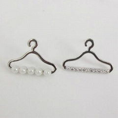 silver 925 fancy clothes stand pearl earring