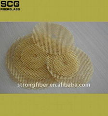 Fiberglass reinforced disc grinding