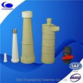     wear resistant alumina ceramic tapered tube for pulp  cleaner 2