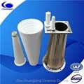 Wear-resistance alumina ceramic cone-shaped tube  5
