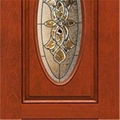 Mahogany Fiberglass Door 1