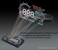 OEM New 5.5 Inch A8 HUD with Multi Color Car HUD Display display