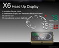 3 Inch Automatically low voltage alarm hud head up display car 1