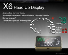 3 Inch Automatically low voltage alarm hud head up display car