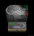 3 Inch Automatically low voltage alarm hud head up display car 3