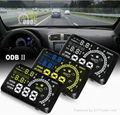 HUD car projector head up display speed display car hud(w02) - W02 ...