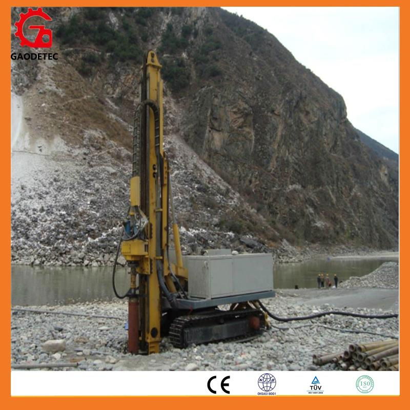 Crawler-type full hydraulic drilling rig