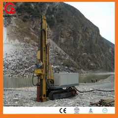 Crawler-type full hydraulic drilling rig