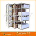 warehouse storage metal rivet shelving