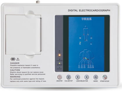 Three Channel ECG with 7 inch color screen