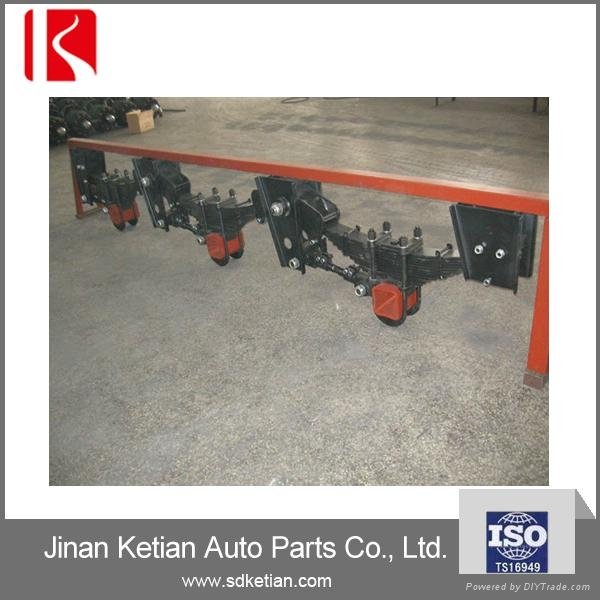ketian zxg133.3/d140/aq6/100*12812 1300mm axles suspension for trailer used 2