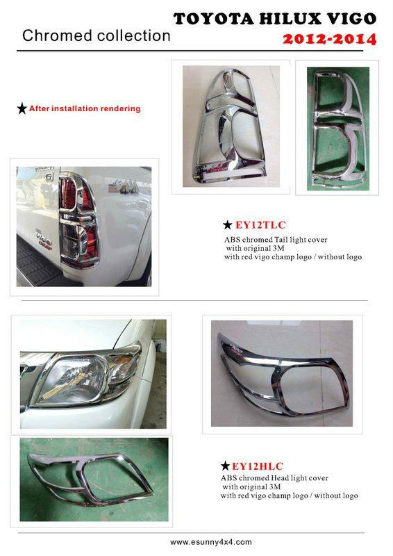 Toyota hilux vigo full chromed kits 