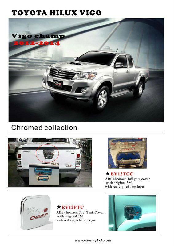 Toyota hilux vigo full chromed kits  2