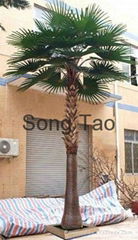 Artificial Fan Palm Tree