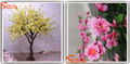 Artificial simulation peach blossom tree and branches for home & outdoor decorat